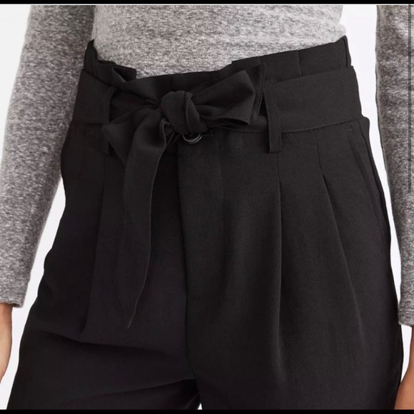 Madewell | Drapey Paperbag Waist Pants - Picture 2 of 16